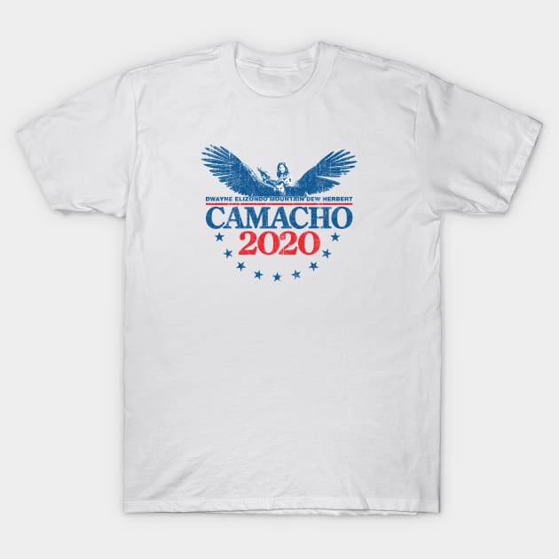 Vote Camacho 2020 (Variant) T-Shirt by huckblade